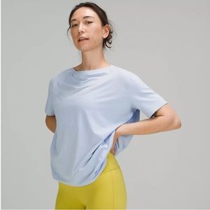 Back in Action Short Sleeve Shirt - Blue Linen